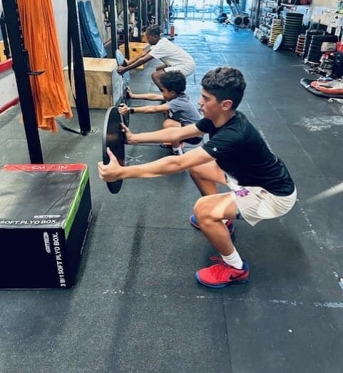 Youth players working on deep squads